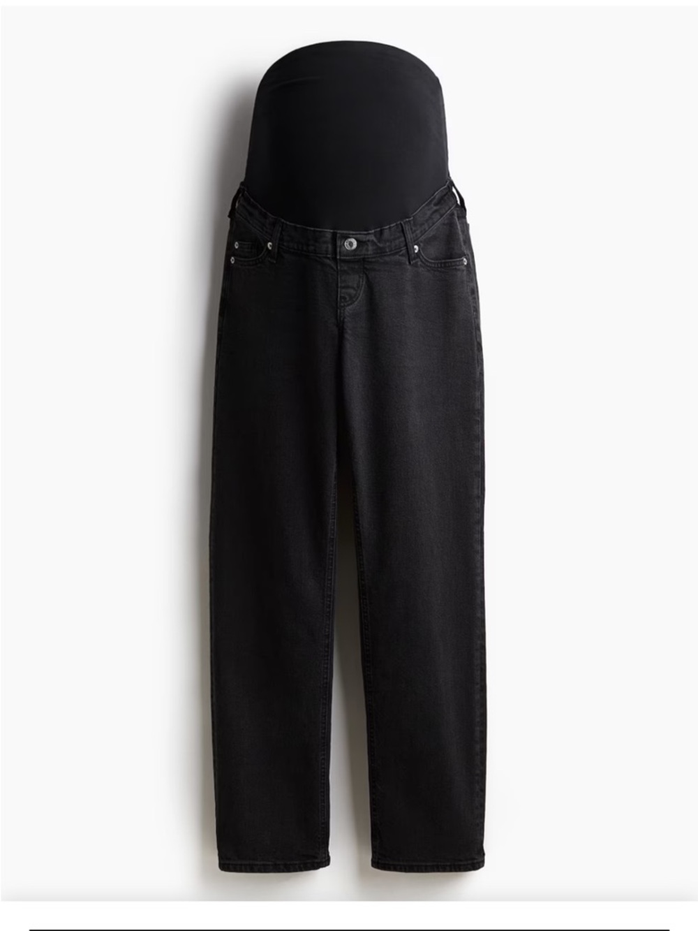 H&M Maternity Black Straight Leg Jeans